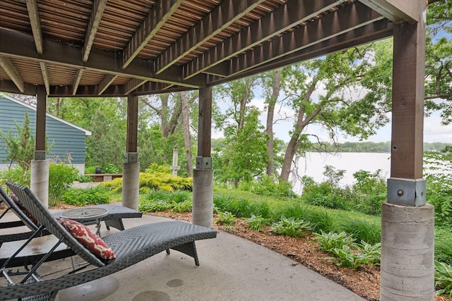 5016 Shady Oak Rd S, Minnetonka, MN 55343 - view of patio with a water view