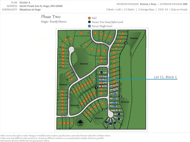 16124 Finale Ave N, Hugo, MN 55038 - map of parcels
