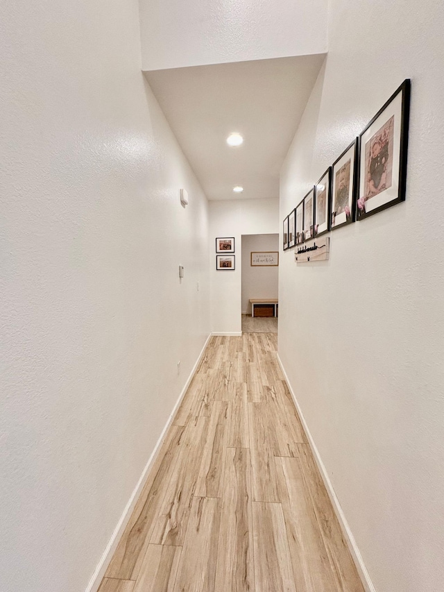1622 82nd Ave NW, Williams, MN 56686 - corridor featuring light wood-type flooring, recessed lighting, and baseboards