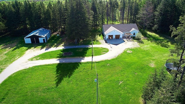 1622 82nd Ave NW, Williams, MN 56686 - aerial view of property and surrounding area with a heavily wooded area