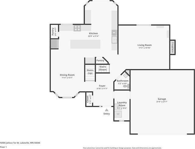 16905 Jalisco Ter W, Lakeville, MN 55044 - view of room layout
