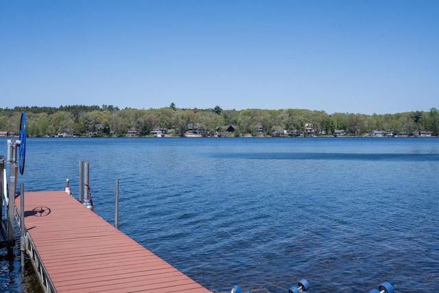 601 Idlewild St Unit 102, Balsam Lake, WI 54810 - dock with a water view