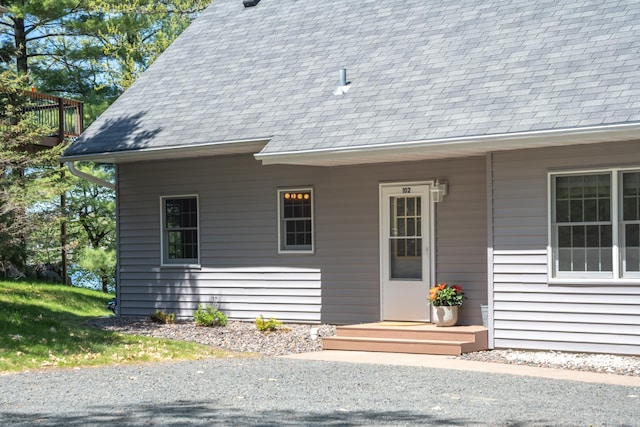 601 Idlewild St Unit 102, Balsam Lake, WI 54810 - entrance to property with roof with shingles