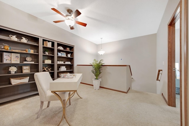 3314 Hazel Trl Unit G, Woodbury, MN 55129 - carpeted office featuring a ceiling fan