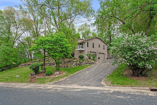 5401 Mount Normandale Dr, Bloomington, MN 55437 - view of front of home with a garage and driveway