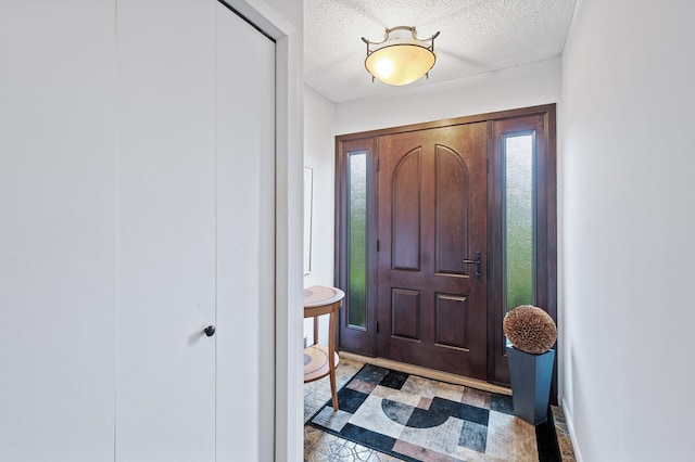 5401 Mount Normandale Dr, Bloomington, MN 55437 - foyer with a textured ceiling, plenty of natural light, and baseboards