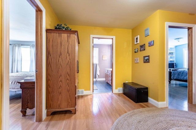 29560 204th Ave, Elizabeth Twp, MN 56537 - corridor featuring light wood-style floors and baseboards