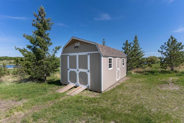 29560 204th Ave, Elizabeth Twp, MN 56537 - view of shed with a water view
