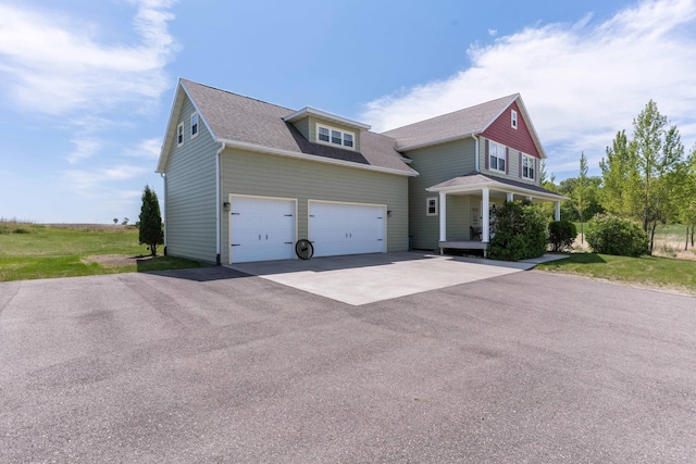 29560 204th Ave, Elizabeth Twp, MN 56537 - view of front of property with driveway, a shingled roof, and a garage