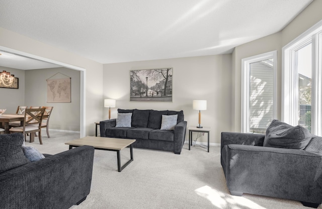 14994 Crane St NW, Andover, MN 55304 - living room featuring light colored carpet
