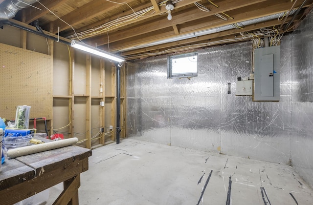 14994 Crane St NW, Andover, MN 55304 - below grade area featuring electric panel