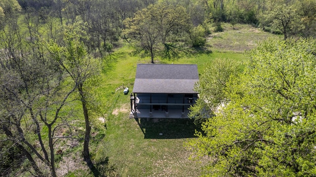 29572 Morgan Rd, Wykoff, MN 55990 - aerial view of property and surrounding area featuring a heavily wooded area