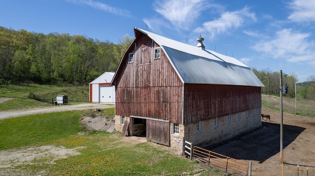 29572 Morgan Rd, Wykoff, MN 55990 - view of barn featuring driveway