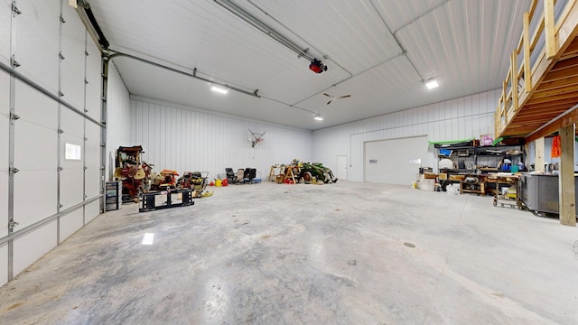 29572 Morgan Rd, Wykoff, MN 55990 - garage featuring a workshop area