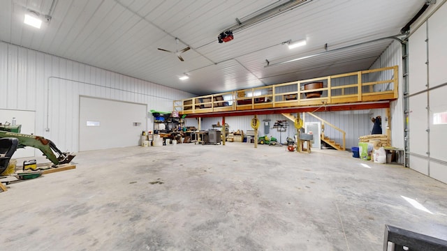 29572 Morgan Rd, Wykoff, MN 55990 - garage featuring a workshop area