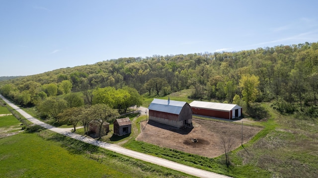 29572 Morgan Rd, Wykoff, MN 55990 - aerial view of property and surrounding area featuring a forest