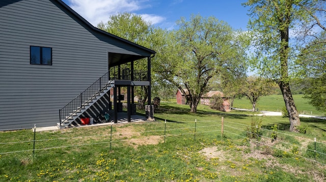 29572 Morgan Rd, Wykoff, MN 55990 - view of yard with stairs