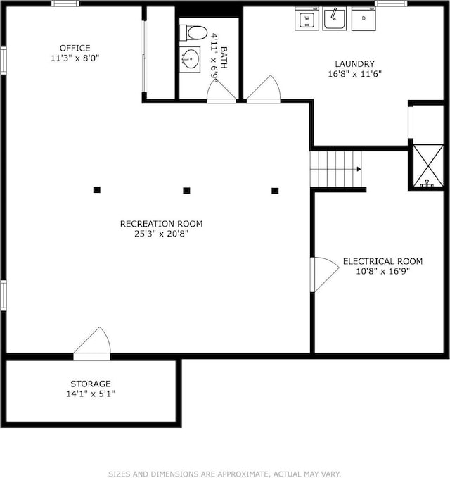 621 Irving Ave NW, Elk River, MN 55330 - floor plan / room layout