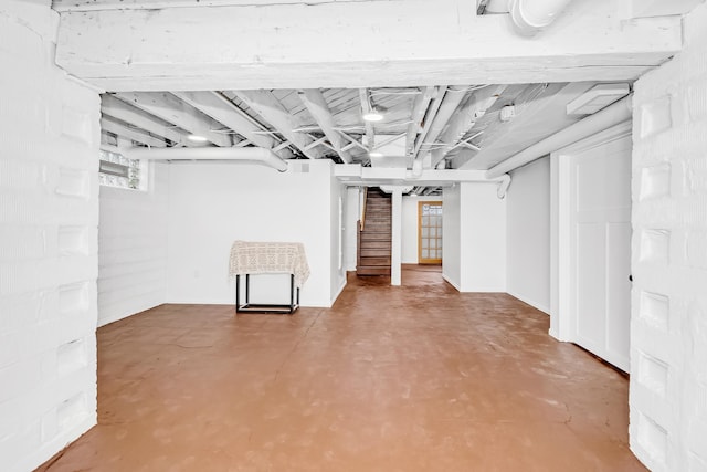 1093 Smith Ave S, West Saint Paul, MN 55118 - below grade area featuring stairway