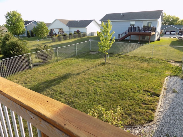 1173 Lone Stone Ct SE, Chatfield, MN 55923 - view of yard with a wooden deck
