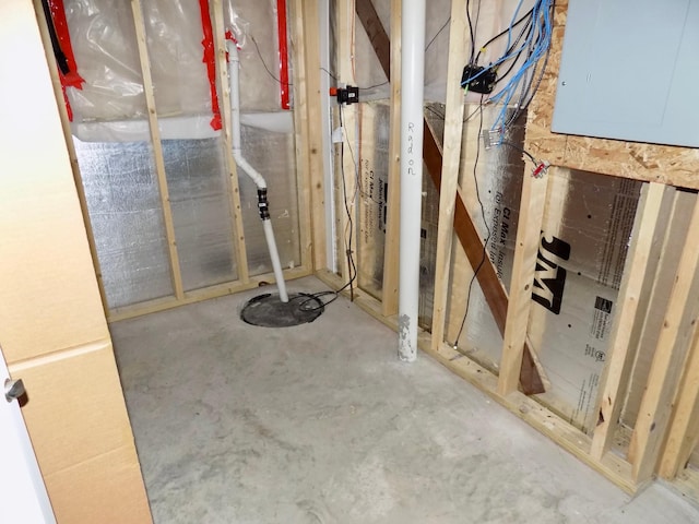 1173 Lone Stone Ct SE, Chatfield, MN 55923 - unfinished below grade area with electric panel