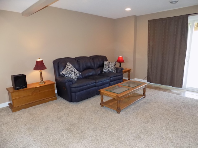 1173 Lone Stone Ct SE, Chatfield, MN 55923 - carpeted living room with recessed lighting and baseboards