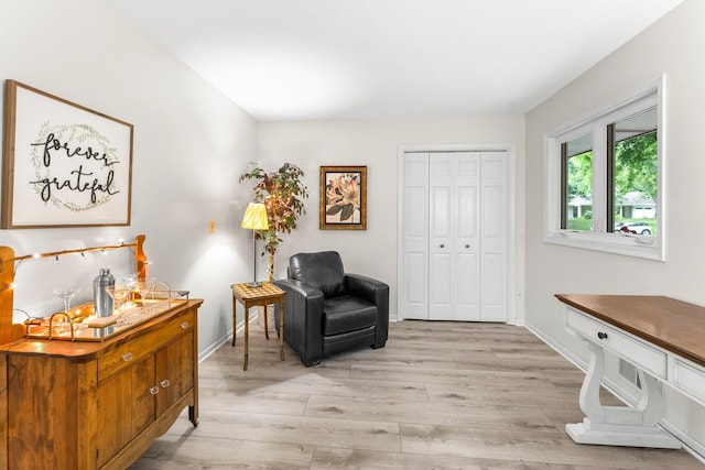 18520 29th Ave N, Plymouth, MN 55447 - sitting room with light wood-type flooring and baseboards