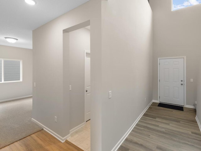 3218 Kady Ave NE, Saint Michael, MN 55376 - hallway featuring light wood finished floors and baseboards