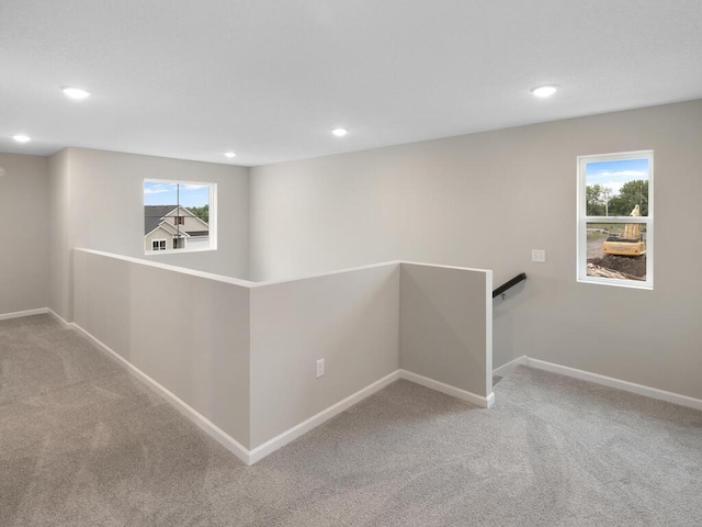 3218 Kady Ave NE, Saint Michael, MN 55376 - below grade area featuring carpet, recessed lighting, and baseboards