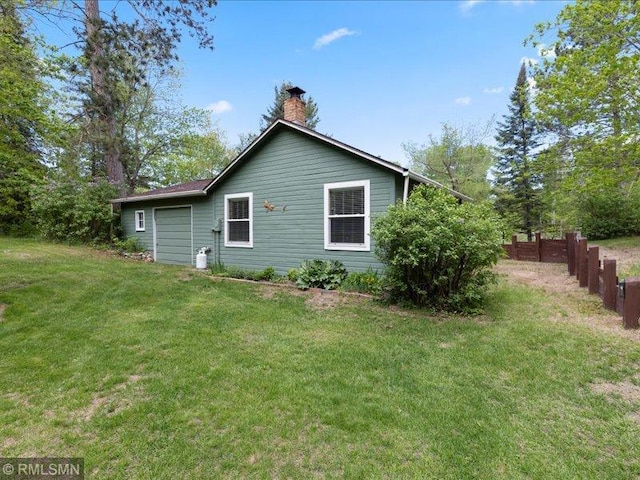 1403 County 5 NW, Hackensack, MN 56452 - view of side of property with a chimney