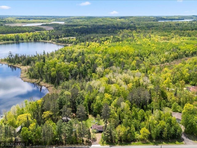 1403 County 5 NW, Hackensack, MN 56452 - aerial view of a heavily wooded area and a nearby body of water