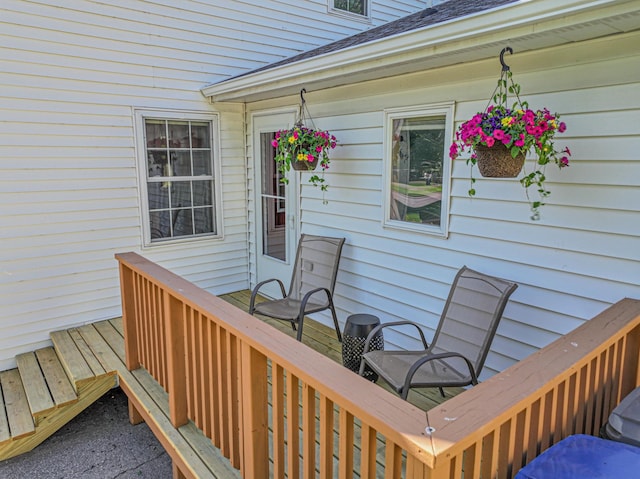 114 Iowa Ave, Hoffman, MN 56339 - view of wooden terrace