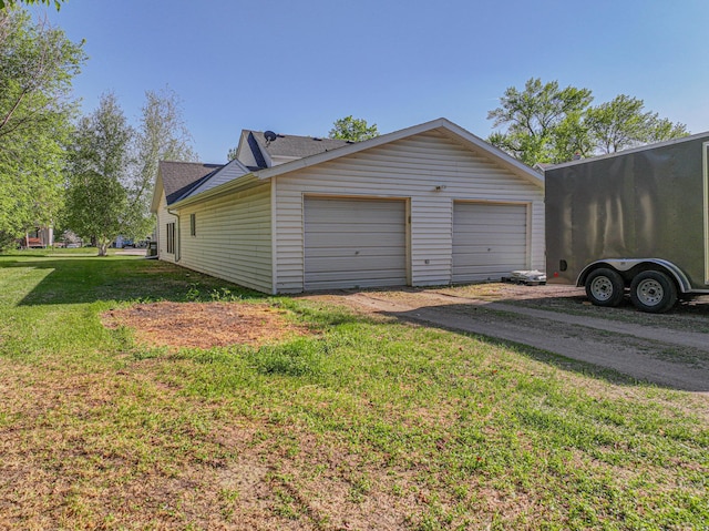 114 Iowa Ave, Hoffman, MN 56339 - view of garage