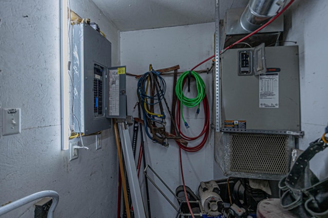 114 Iowa Ave, Hoffman, MN 56339 - utility room featuring electric panel