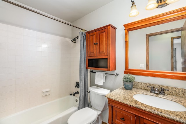 6415 York Ave S Unit 105, Edina, MN 55435 - bathroom with shower / tub combo, vanity, and toilet