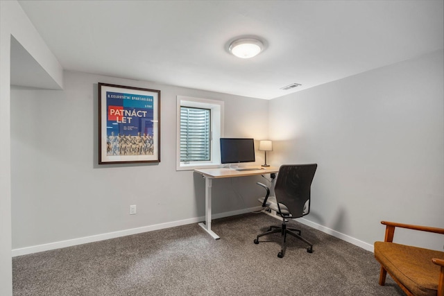 2401 Decatur Ave S, Saint Louis Park, MN 55426 - carpeted home office featuring baseboards