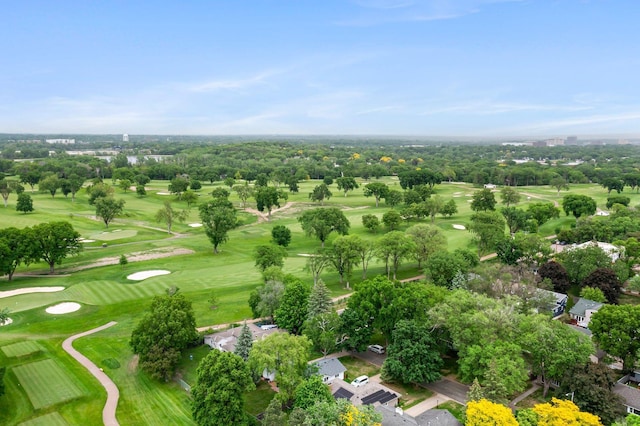 2401 Decatur Ave S, Saint Louis Park, MN 55426 - drone / aerial view of a local golf course and a tree filled landscape