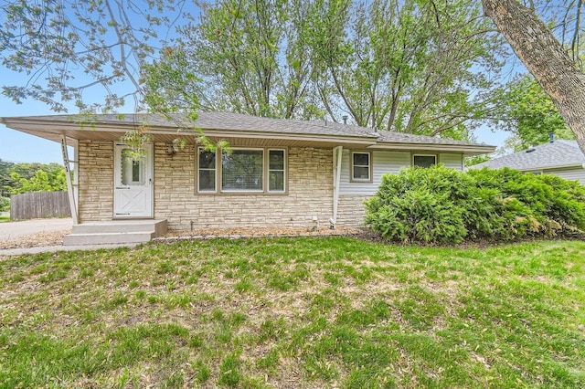 11131 Magnolia St NW, Coon Rapids, MN 55448 - view of front of home with stone siding