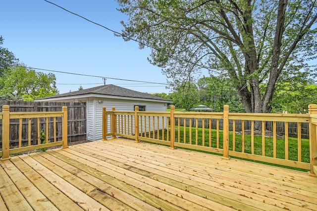 11131 Magnolia St NW, Coon Rapids, MN 55448 - view of wooden terrace