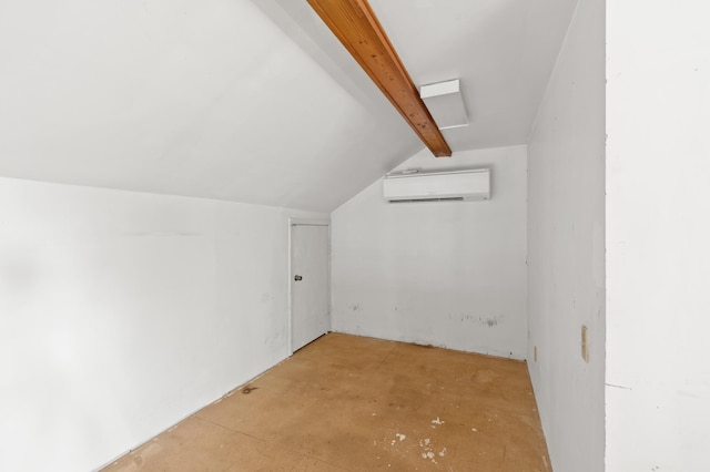 13144 Maple Circle Dr SE, Hudson Twp, MN 56334 - additional living space with a wall unit AC and concrete flooring