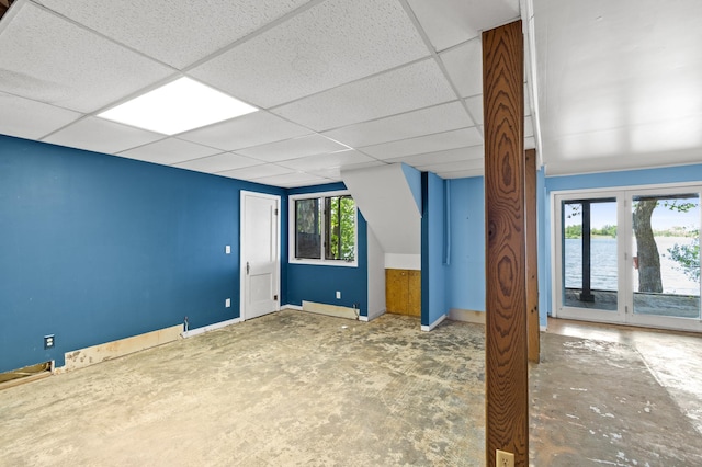 13144 Maple Circle Dr SE, Hudson Twp, MN 56334 - additional living space with a water view and baseboards