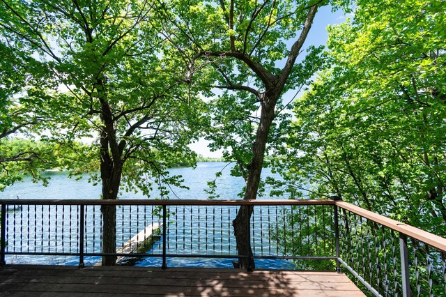 13144 Maple Circle Dr SE, Hudson Twp, MN 56334 - deck with a water view