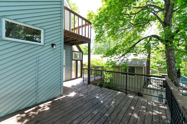 13144 Maple Circle Dr SE, Hudson Twp, MN 56334 - view of wooden terrace