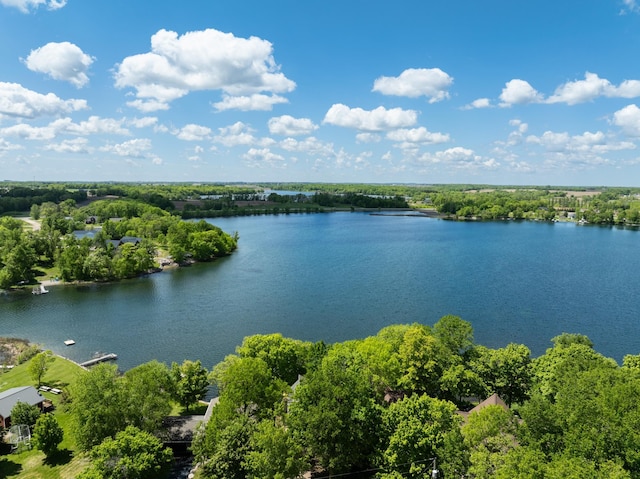 13144 Maple Circle Dr SE, Hudson Twp, MN 56334 - drone / aerial view of a large body of water