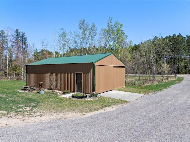 1465 State 84 NW, Backus, MN 56435 - view of pole building with concrete driveway