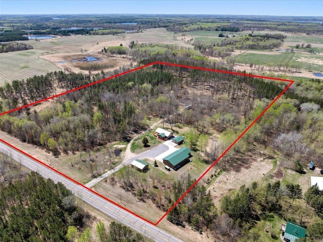 1465 State 84 NW, Backus, MN 56435 - view of rural area featuring property boundaries highlighted