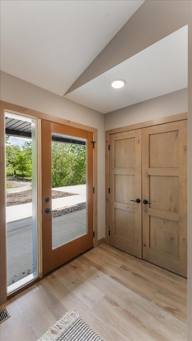 2948 N Oaks Ln NW, Garfield, MN 56332 - entrance foyer featuring light wood-style flooring, healthy amount of natural light, and recessed lighting