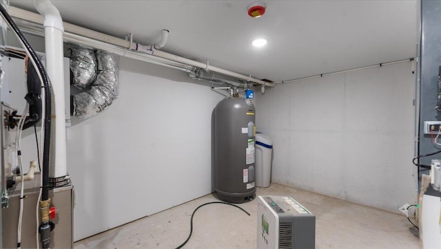 2948 N Oaks Ln NW, Garfield, MN 56332 - finished below grade area with a water softener and water heater