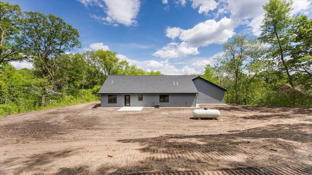 2948 N Oaks Ln NW, Garfield, MN 56332 - back of property with a patio area