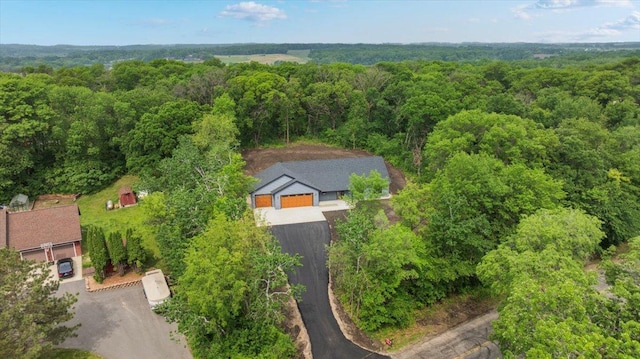 2948 N Oaks Ln NW, Garfield, MN 56332 - aerial view of property and surrounding area featuring a forest